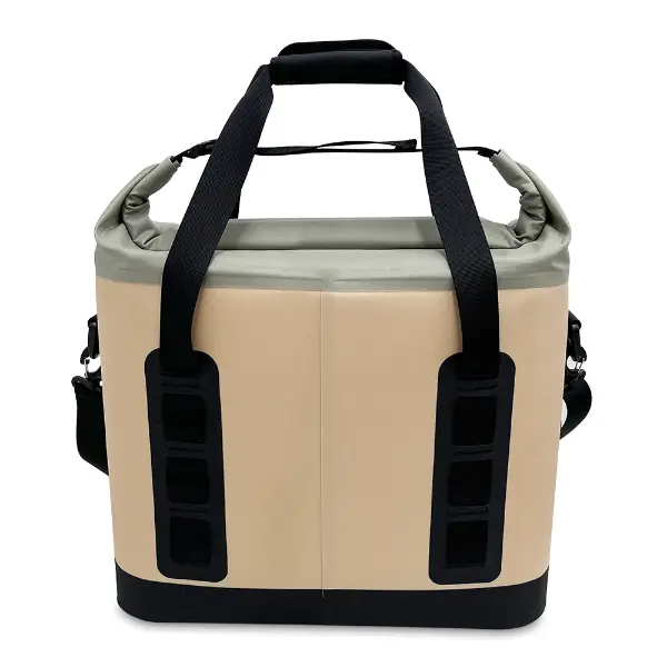 lekvrije Roll-Top Soft Cooler met waterdichte ritszak en flesopener